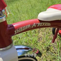 Vintage Retro Radio Flyer Red Tricycle Spoke Wheels Steel Frame Model 33
