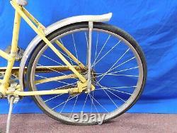 Vintage Rollfast Child's Size Yellow Bicycle