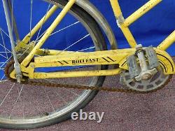Vintage Rollfast Child's Size Yellow Bicycle
