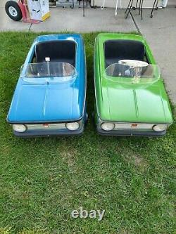 Vintage Russian Moskvitch OAO Child Pedal Cars Collector 1994 1993