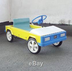 Vintage Russian Pedal Car Yellow 1970 Restored Car Very Rare