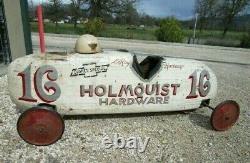 Vintage SOAP BOX DERBY Racer REDWOOD CITY CA Bay Area CHEVROLET- Hardware Store