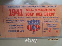 Vintage SOAP BOX DERBY Racer REDWOOD CITY CA Bay Area CHEVROLET- Hardware Store