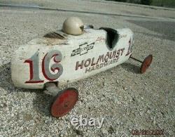 Vintage SOAP BOX DERBY Racer REDWOOD CITY CA Bay Area CHEVROLET- Hardware Store