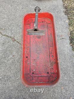Vintage SUPER RADIO FLYER Red Wagon featuring Unique DECAL (No Other On Ebay!)
