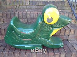 Vintage Saddle Mates Gametime Aluminum Ride On Playground Frog Spring Rider