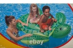 Vintage Sand N Sun Inflatable Sea Turtle Pool Party 71L x 62 Wide New In Box
