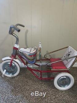 Vintage Sanfa 2 Seat Deluxe Tricycle Original