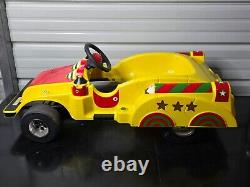 Vintage Santa Claus The Movie Patchmobile Pedal Car by Kingsbury Toys RARE