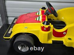 Vintage Santa Claus The Movie Patchmobile Pedal Car by Kingsbury Toys RARE