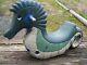 Vintage Seahorse Playground Spring Ride On Toy Cast Aluminum- Mexico Forge