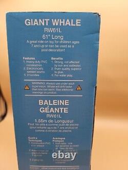 Vintage Servylor Giant Whale 61 RW61L Ballena Leslie's Inflatable