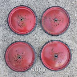 Vintage Set Official Soap Box Derby Wheels/Tires 12 Good Rubber