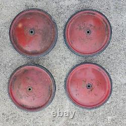 Vintage Set Official Soap Box Derby Wheels/Tires 12 Good Rubber