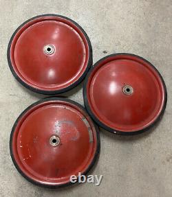 Vintage Set of 3 Official Soap Box Derby Wheels & Tires