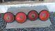Vintage Set of 4 Official Soap Box Derby Wheels & Tires FREE SHIPPING