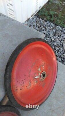 Vintage Set of 4 Official Soap Box Derby Wheels & Tires FREE SHIPPING