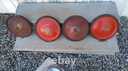 Vintage Set of 4 Official Soap Box Derby Wheels & Tires FREE SHIPPING