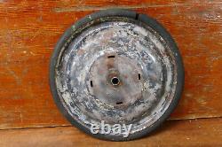 Vintage Set of 4 Pedal Car Metal Wheels Hard Rubber Tires 9 1/2 Diameter