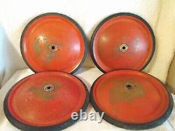 Vintage Set of Official Soap Box Derby Wheels & Tires 12in