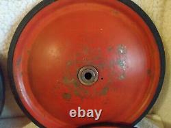 Vintage Set of Official Soap Box Derby Wheels & Tires 12in