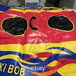 Vintage Sevylor ST3700LX Ski Bob Red Yellow Never Used Inflatable Boat Water