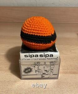 Vintage Sipa Sipa Footbag Ocean Pacific Advertising Official Crocheted 80s