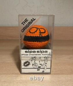 Vintage Sipa Sipa Footbag Ocean Pacific Advertising Official Crocheted 80s RARE