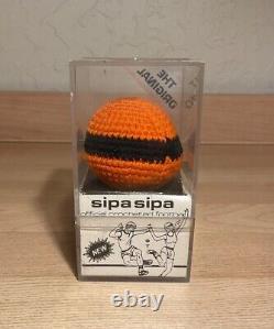 Vintage Sipa Sipa Footbag Ocean Pacific Advertising Official Crocheted 80s RARE