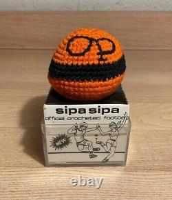 Vintage Sipa Sipa Footbag Ocean Pacific Advertising Official Crocheted 80s RARE