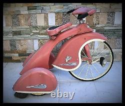 Vintage Sky King Tricycle AFC Airflow Repro 16 Front Wheel Pink PICK-UP ONLY