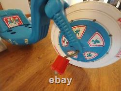 Vintage Smurfs Power Cycle (Big Wheel/Tricycle) 1982 Coleco Super Rare USED