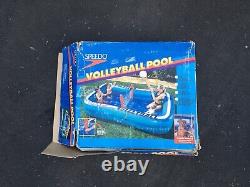 Vintage Speedo Heavy PVC Inflatable Voleyball Pool Withball And Net 120x72x22