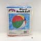 Vintage Splash Club Kmart 48 Inch Beach Ball Giant Vinyl Inflatable NIP Read