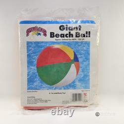 Vintage Splash Club Kmart 48 Inch Beach Ball Giant Vinyl Inflatable NIP Read