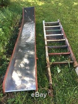 Vintage Stainless Steel Playground Slide