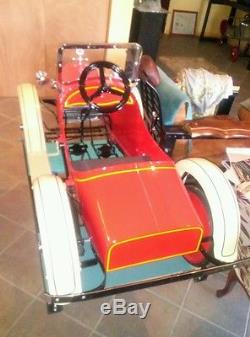 Vintage Steelcraft Cleveland racer pedal car