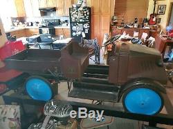 Vintage Steelcraft Mack 5 ton pedal car truck. All original