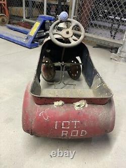 Vintage Steelcraft Pedal Car Firetruck