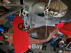 Vintage Steelcraft Pressed Steel Pedal Airplane