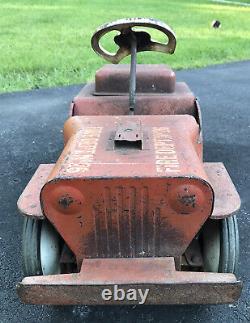 Vintage Structo Fire Department Pumper Truck No 26 Ride On Toy Jeep