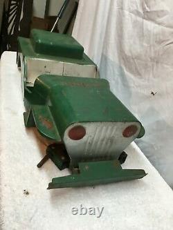 Vintage Structo Jeep USA Army Ride On Pedal Car Parts Repair
