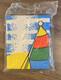 Vintage Sun N Fun Inflatables Canvas Fabric Printed Surf Rider 45X29 New