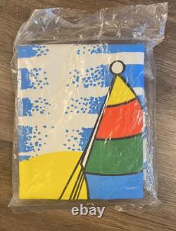 Vintage Sun N Fun Inflatables Canvas Fabric Printed Surf Rider 45X29 New