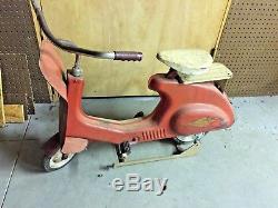Vintage Super Sonda Pedal Scooter by Garton Toy Company Complete