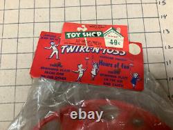 Vintage TWIRL-N-TOSS spinning plate (empire plastic) SEALED UNUSED