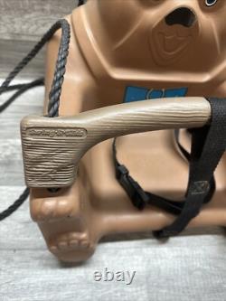 Vintage Teddy Bear Toddler Baby Swing Set Child Swing-n-Slide 80s Character Toy
