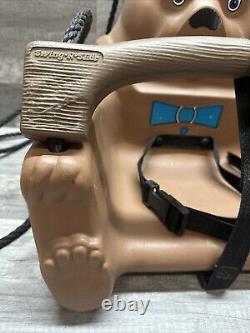 Vintage Teddy Bear Toddler Baby Swing Set Child Swing-n-Slide 80s Character Toy