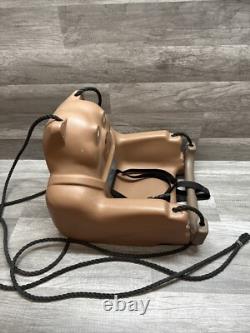 Vintage Teddy Bear Toddler Baby Swing Set Child Swing-n-Slide 80s Character Toy