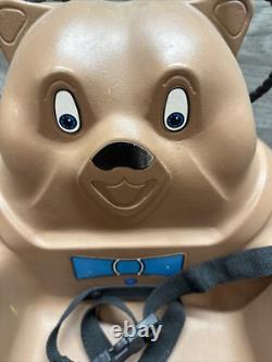 Vintage Teddy Bear Toddler Baby Swing Set Child Swing-n-Slide 80s Character Toy